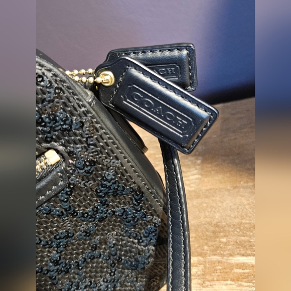 Coach Signature Sequin Crossbody - Picture 7 of 13